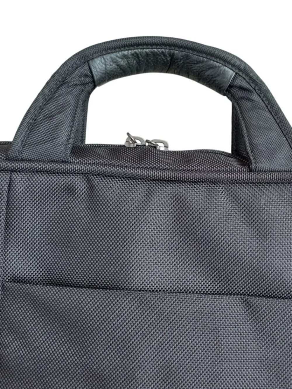 CODi Black Professional Briefcase Laptop Bag Structured Work Business Travel Cas